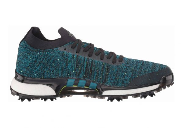 Adidas Tour360 XT Primeknit - Core Black Active Teal Solar Slime (F35407)