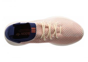 Adidas Tubular Shadow Primeknit - White/Orange/Navy (AC8793)