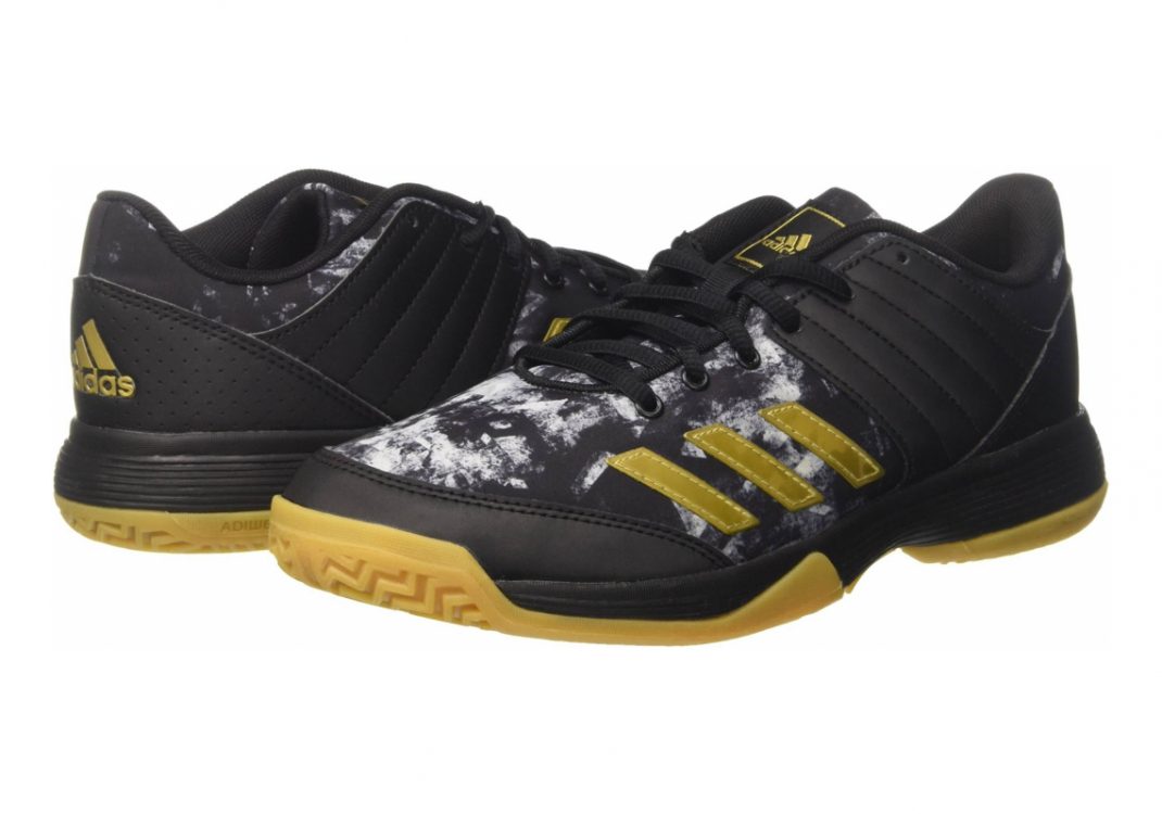 Adidas Ligra 5 - Black Core Black Gold Met Ftwr White (BY2572)