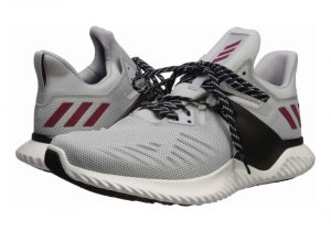Adidas Alphabounce Beyond 2.0 - Light Grey Heather Active Maroon Black (G28829)