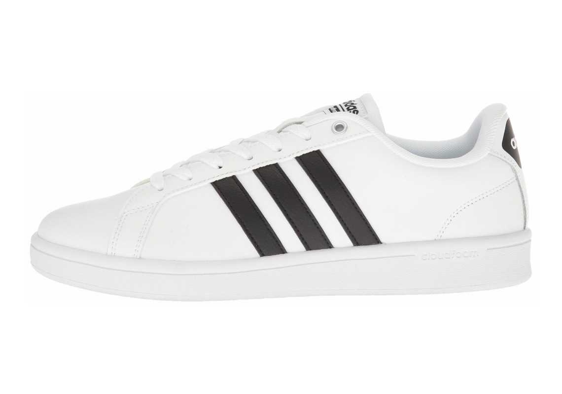 Adidas cloudfoam shop black and white