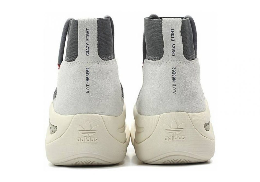 Adidas Crazy 8 ADV - Grau Altweiss Rot (CQ1869)