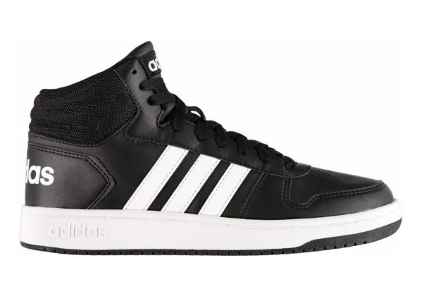 Adidas Hoops 2.0 Mid - Black (BB7207)