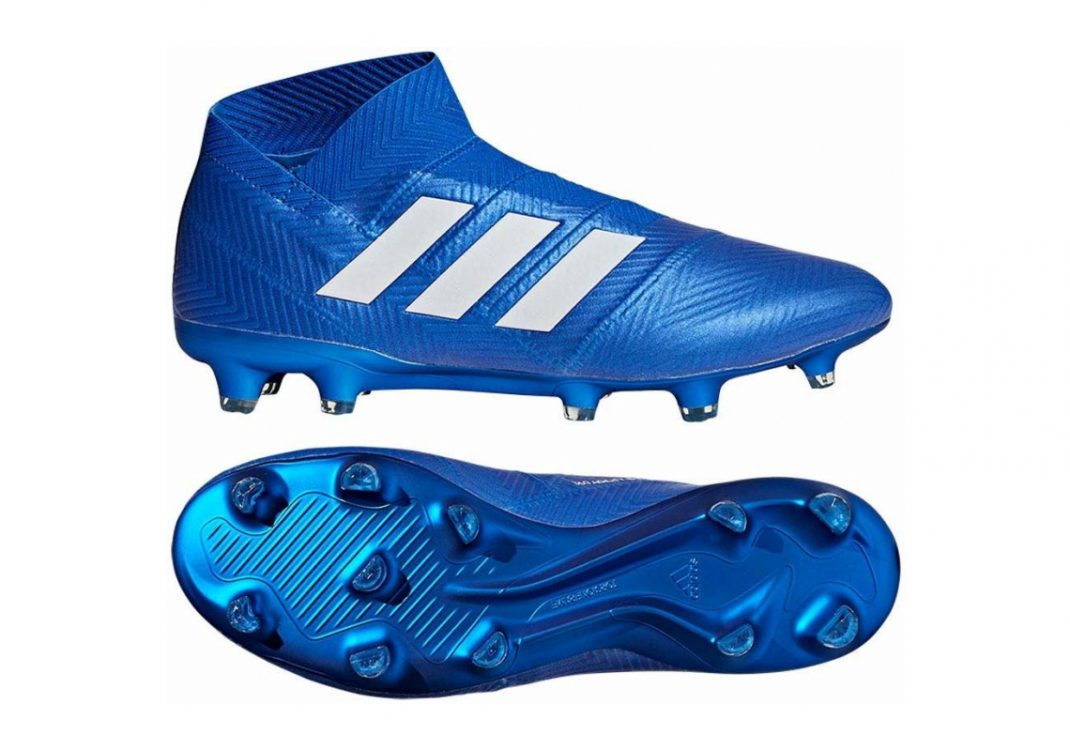 Adidas Nemeziz 18+ Firm Ground - Blue Fooblu Ftwwht Fooblu Fooblu Ftwwht Fooblu (DB2071)