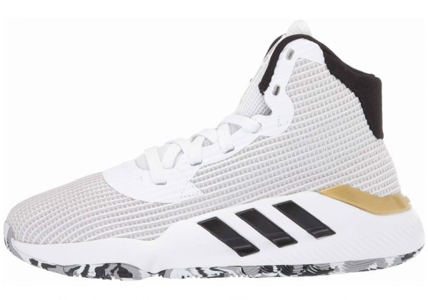 Adidas Pro Bounce 2019 - White/Black/Gold Metallic (EE3896)