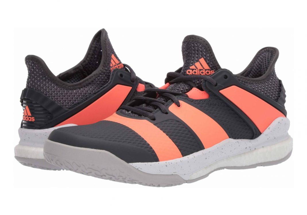 Adidas Stabil X - Grey Six Signal Coral Grey Two F17 (EH0843)