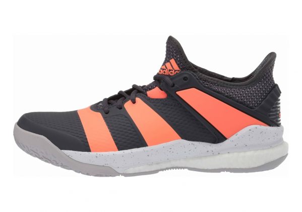 Adidas Stabil X - Grey Six Signal Coral Grey Two F17 (EH0843)