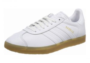 Adidas Gazelle Leather - Blanco Ftwr White Ftwr White Gum 3 Ftwr White Ftwr White Gum 3 (BD7479)