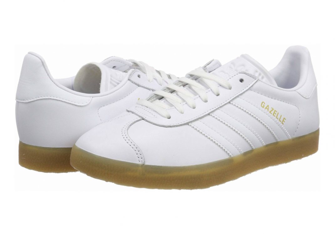 Adidas Gazelle Leather - Blanco Ftwr White Ftwr White Gum 3 Ftwr White Ftwr White Gum 3 (BD7479)