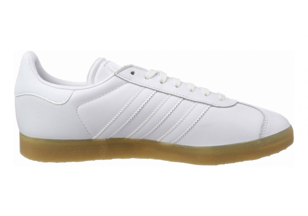 Adidas Gazelle Leather - Blanco Ftwr White Ftwr White Gum 3 Ftwr White Ftwr White Gum 3 (BD7479)