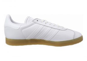 Adidas Gazelle Leather - Blanco Ftwr White Ftwr White Gum 3 Ftwr White Ftwr White Gum 3 (BD7479)
