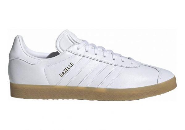 Adidas Gazelle Leather - Blanco Ftwr White Ftwr White Gum 3 Ftwr White Ftwr White Gum 3 (BD7479)