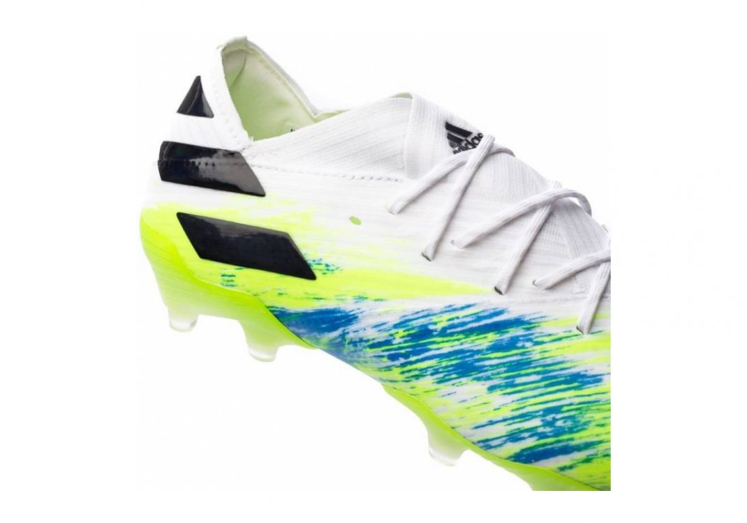 Adidas Nemeziz 19.1 Firm Ground - Ftwwht Cblack Siggnr (EG7325)