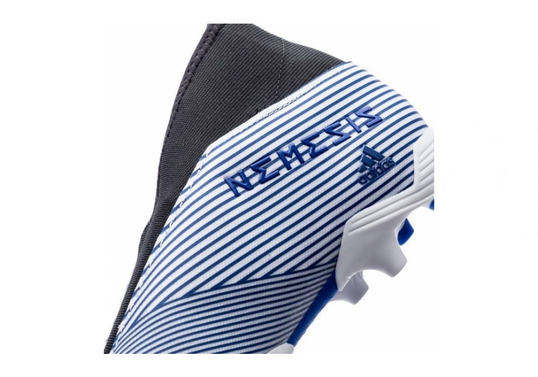 Adidas Nemeziz 19.3 Firm Ground Laceless - Weiß;Blau (EG7248)