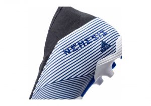Adidas Nemeziz 19.3 Firm Ground Laceless - Weiß;Blau (EG7248)