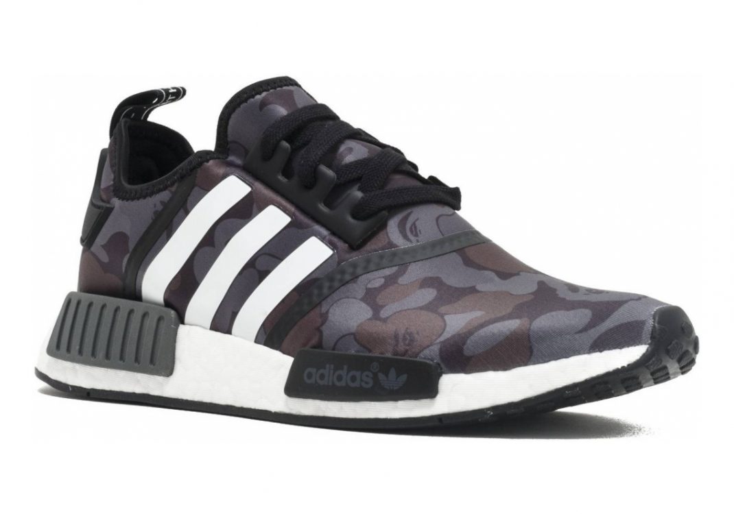 BAPE x Adidas NMD_R1 - black camo (BA7325)