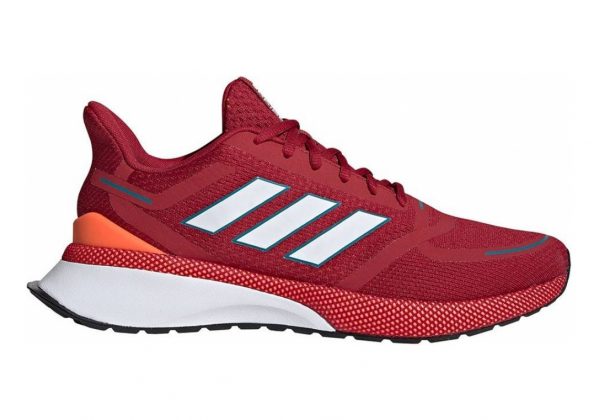 Adidas Nova Run - rouge bordeaux/blanc/orange fluo (EE9262)