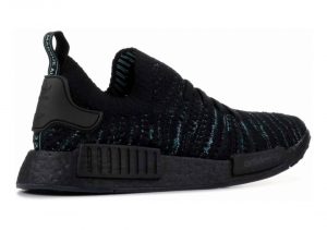 Adidas NMD_R1 STLT Parley Primeknit - Core Black Blue Spirit Eqt Green (AQ0943)