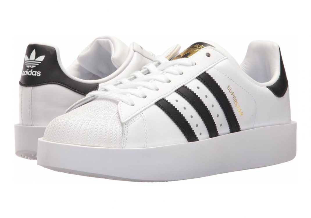 Adidas Superstar Bold Platform - WHITE BLACK (BA7666)