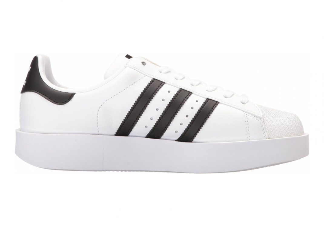 Adidas Superstar Bold Platform - WHITE BLACK (BA7666)