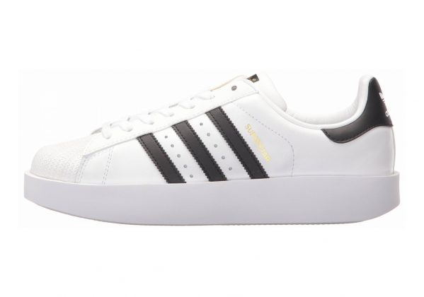 Adidas Superstar Bold Platform - WHITE BLACK (BA7666)