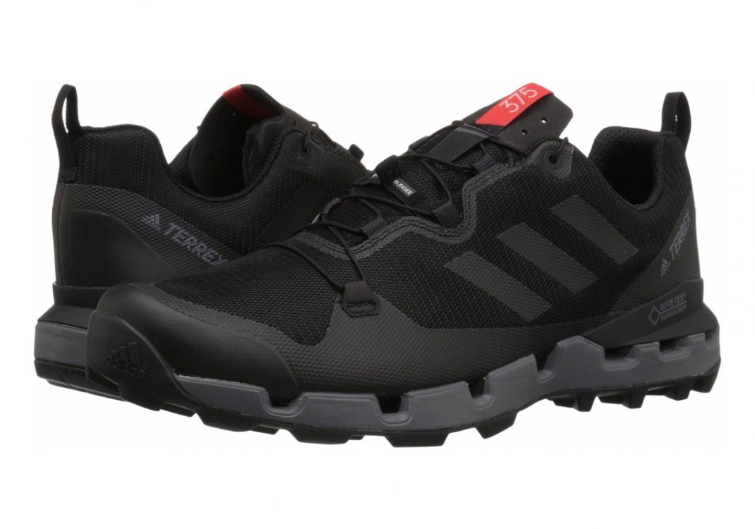 Adidas Terrex Fast GTX Surround - Black Grey Five Hi Res Red (AQ0365)