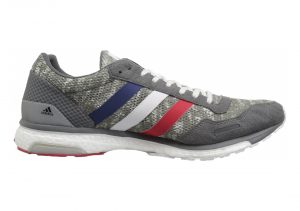 Adidas Adizero Adios Boost 3.0 - Grey Grefou Ftwwht Scarle Grefou Ftwwht Scarle (CP9368)