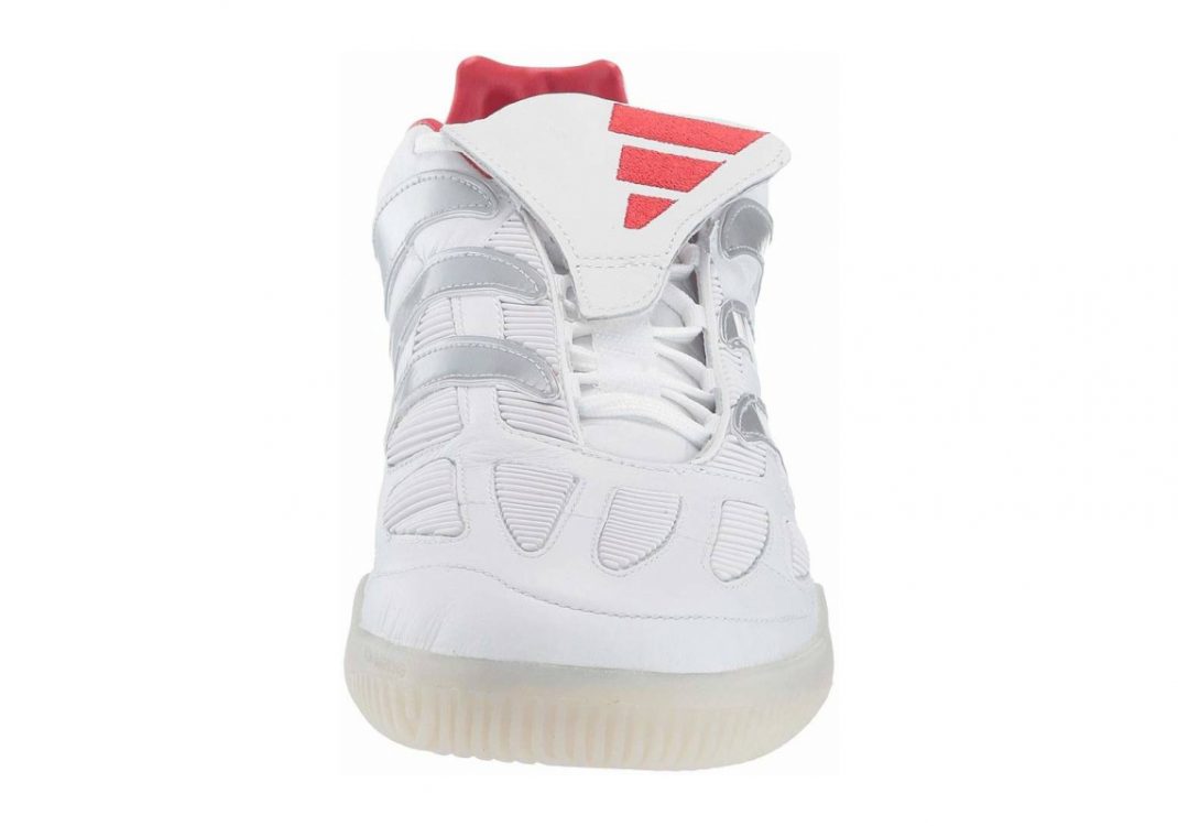 Adidas Predator Precision David Beckham Shoes - Footwear White / Silver Metallic / Predator Red (F97224)