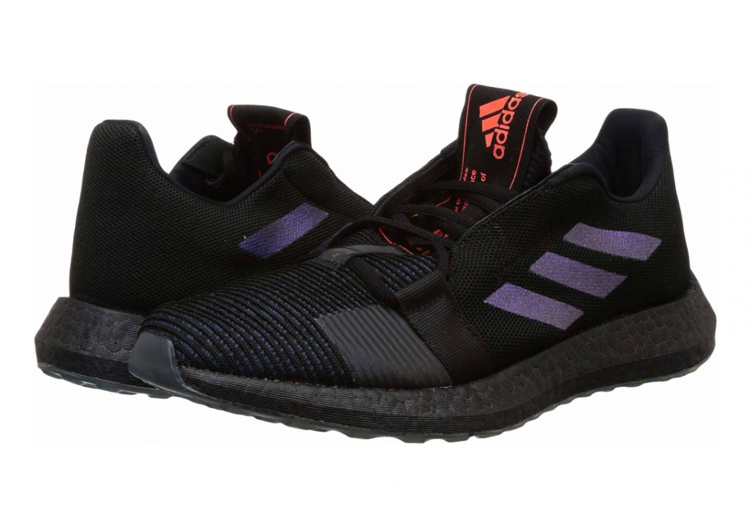 Adidas Senseboost Go - Black Core Black Boost Blue Violet Met Legend Ink (EF0709)