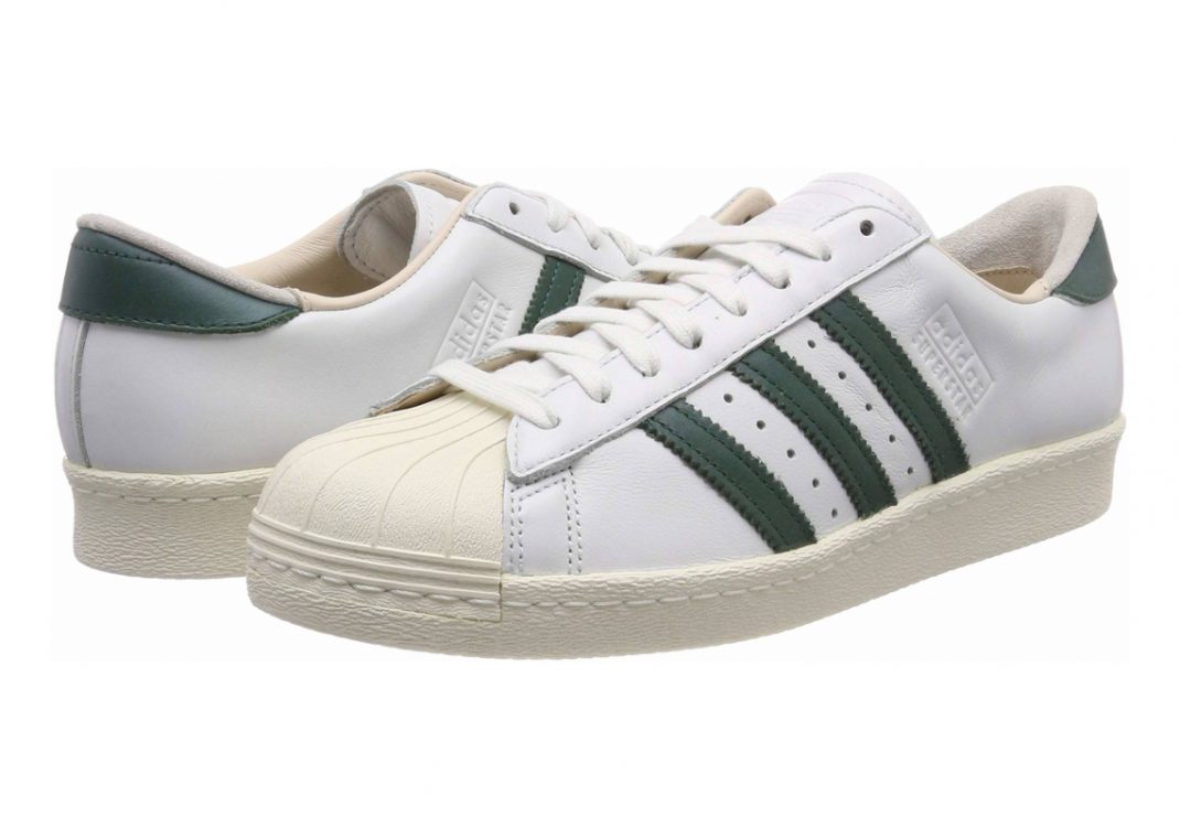 Adidas Superstar 80s Recon - Crystal White/Collegiate Green (B41719)