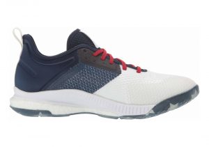 White/Collegiate Navy/Power Red (D97836)