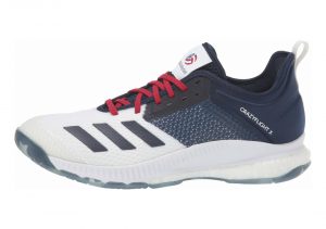 White/Collegiate Navy/Power Red (D97836)
