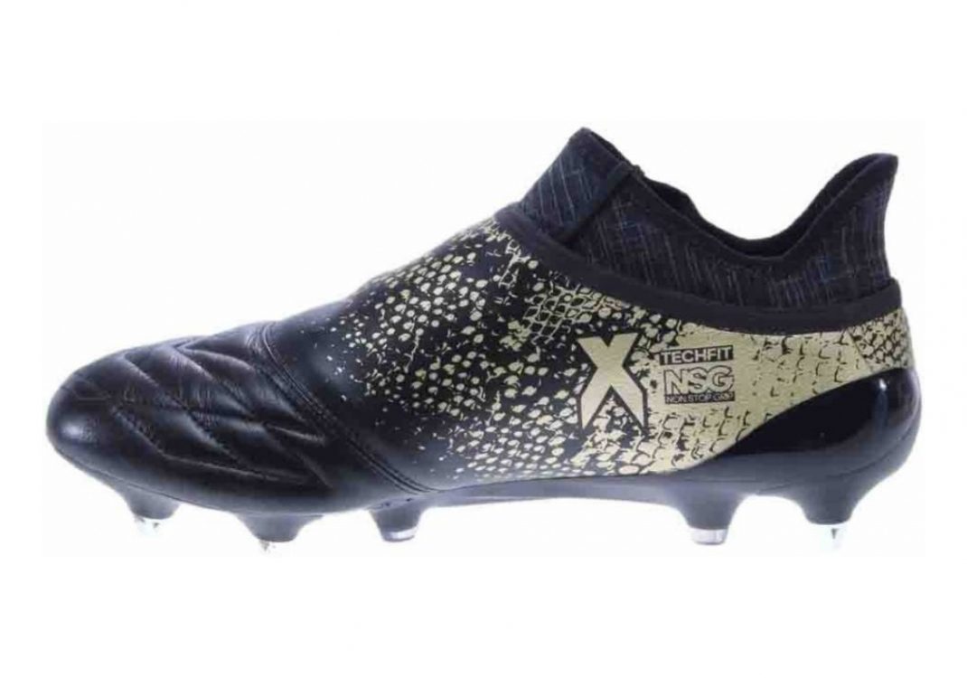 Adidas X 16+ Purechaos Soft Ground - Black;gold (S79536)