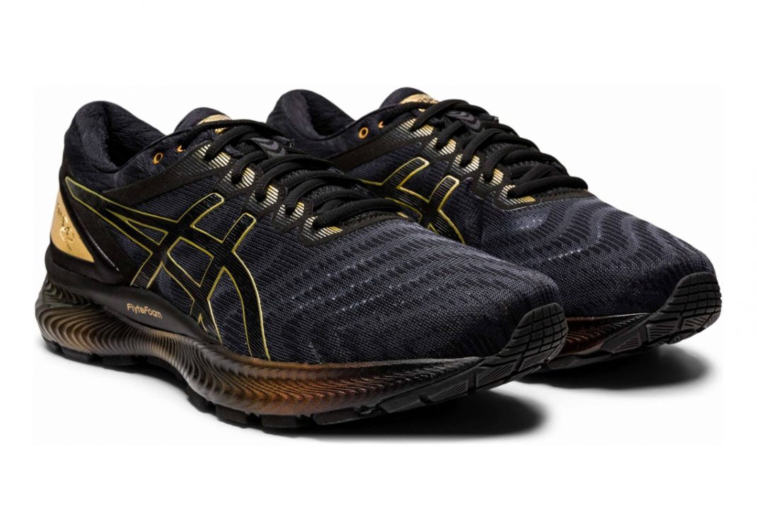 Asics Gel Nimbus 22 Platinum - Black / Rose Gold (1011A779001)