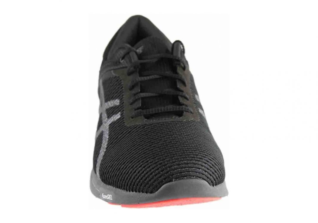 Asics FuzeX Rush CM - Black/Dark Grey/Flash Coral (T7K2N9095)