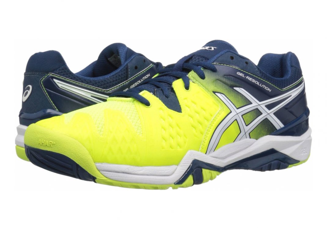 Asics Gel Resolution 6 - Safety Yellow White 0701 (E500Y0701)