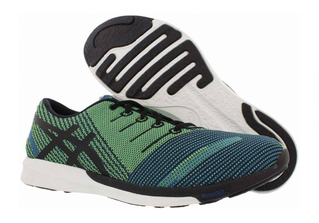 Asics FuzeX Knit - Directoire Blue/Black/Safety Yellow (T829N4390)