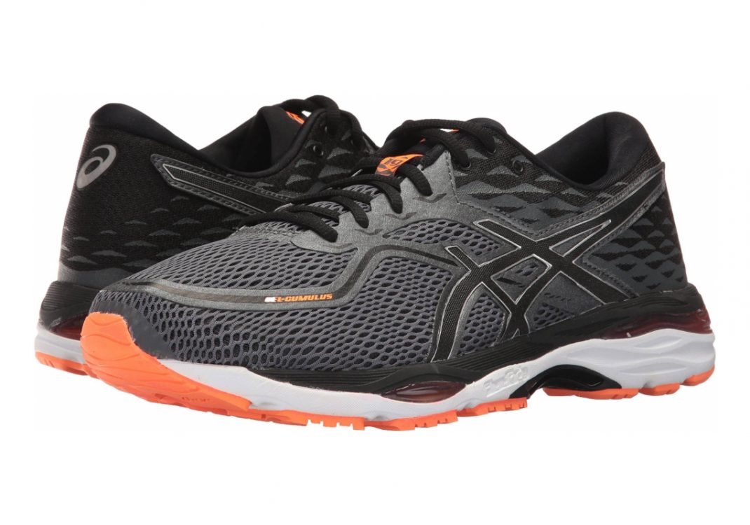 Asics Gel Cumulus 19 - Black Carbon Black Hot Orange (T7B3N9790)