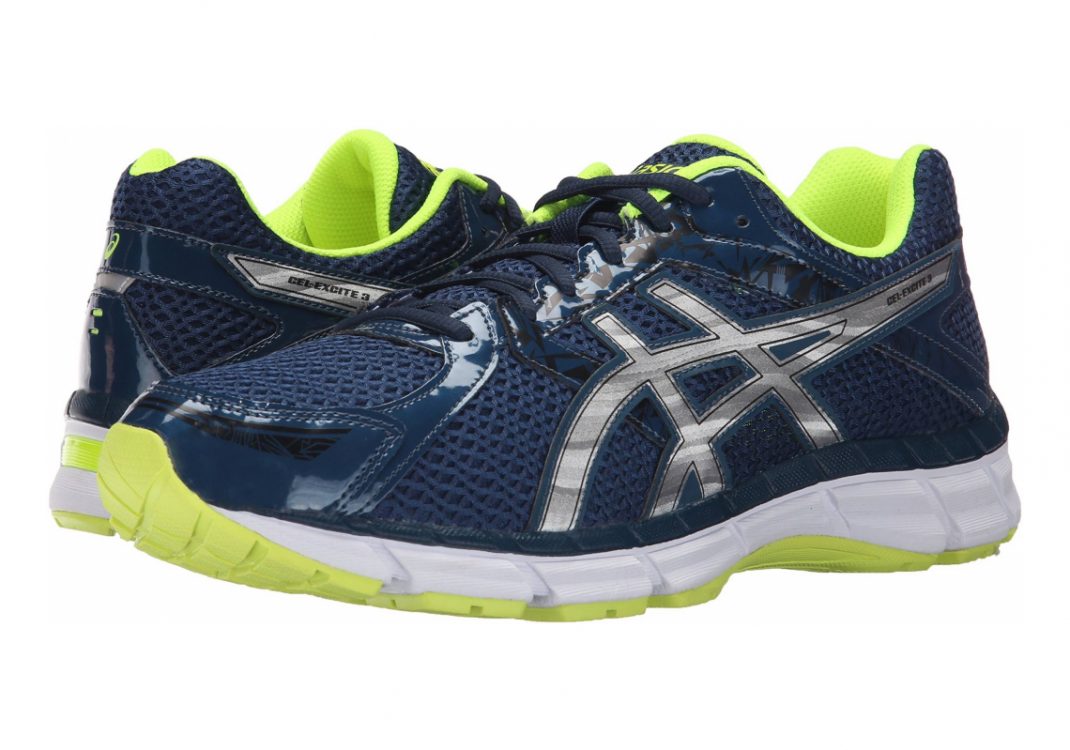 Asics Gel Excite 3 - Ink/Silver/Flash Yellow (T5B4N5193)