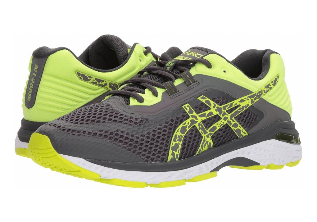 Asics GT 2000 6 Lite-Show - Dark Grey / Dark Grey / Safety Yellow (T834N9595)