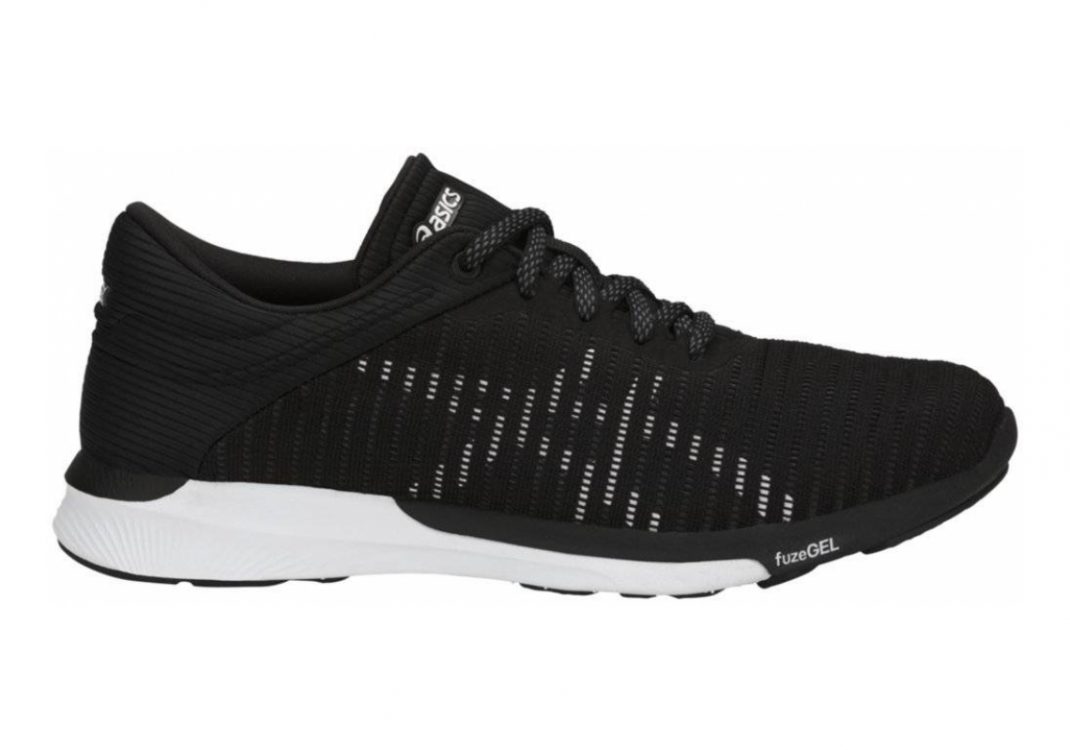Asics FuzeX Rush Adapt - Black/White/Dark Grey (T885N9001)