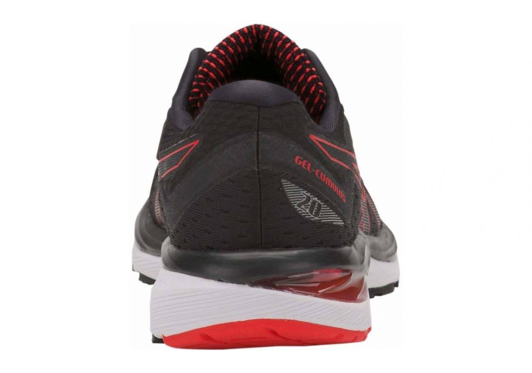 Asics Gel Cumulus 20 - Black/Flash Coral (1012A008002)