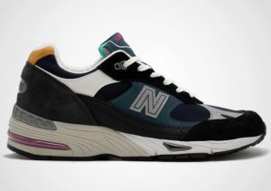 New Balance 991 Black/Blue/Purple