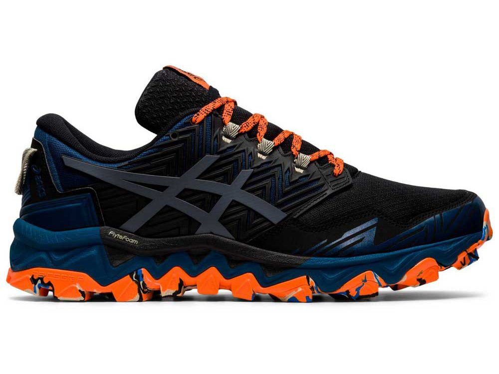 Asics Gel FujiTrabuco 8 Black/Blue/Orange