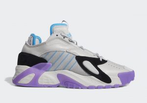 Adidas Streetball Cloud Grey Two/Active Purple/Shock Cyan