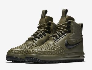 Nike Lunar Force 1 Duckboot Medium Olive/Wolf Grey-Black