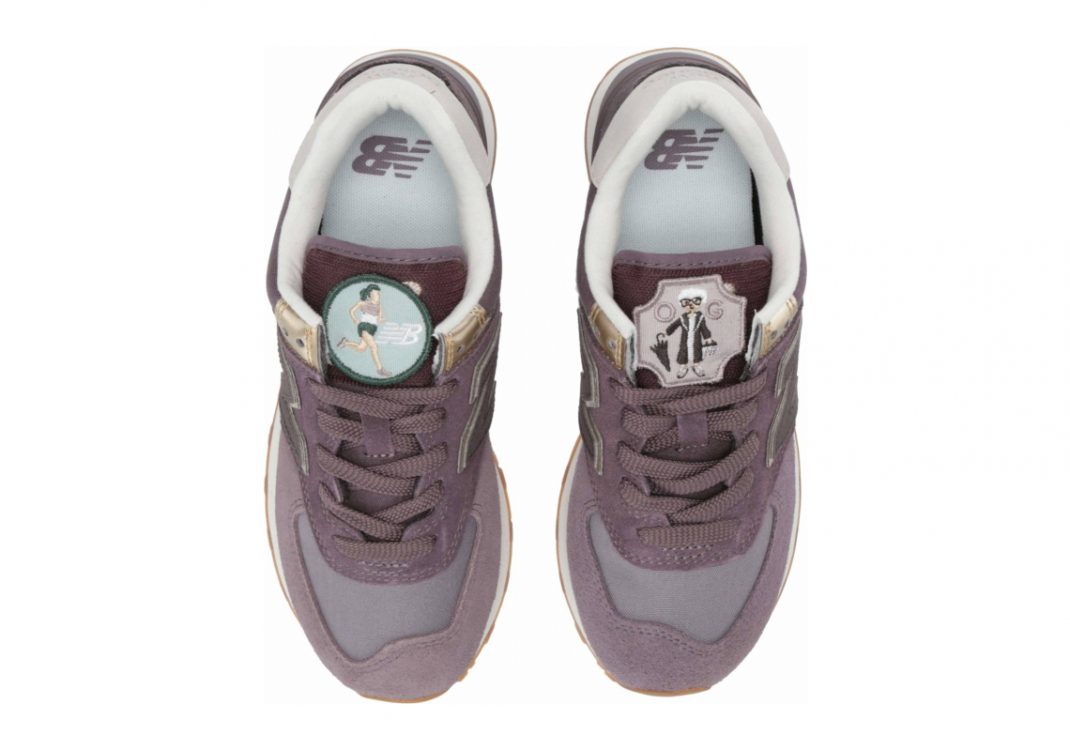 New Balance 574 Metallic Patch - Purple (WL574MLB)