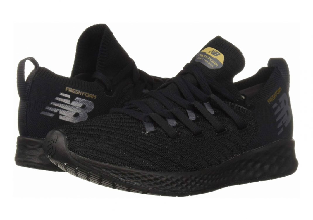 New Balance Fresh Foam Zante Trainer - Black Black Magnet Gold Lb (MXZNTLB)