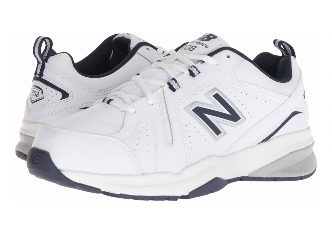 New Balance 608 v5 - White/Navy (MX608WN5)