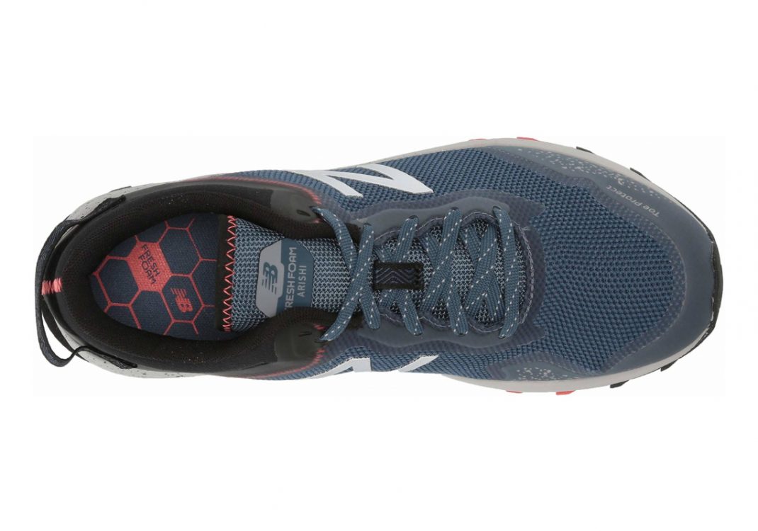 New Balance Fresh Foam Arishi Trail - Stone Blue Black Toro Red (MTARISB1)